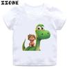 The Good Dinosaur Arlo Spot Print Cartoon Kids T-Shirts Funny Girls Clothes Baby Boys Short Sleeve T Shirt Summer Children Tops
