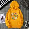 Winter Women's Hoodie High Street Unisex Style Double Pockets Sweatshirts Outerwear Plus-Size Women's Clothing