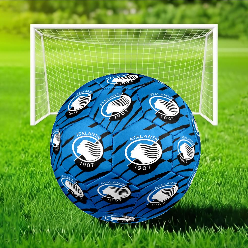 Football Atalanta Soccer Ball Size 5 Soccer Ball, Machine-stitched, Soft and Comfortable, Suitable for Training and Matches Fan Gift