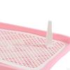 Dog Potty Training Tray, Removable Cat Litter Box, Reusable Box with Mesh Grids for Small