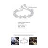 Women Bracelet Chains Bangle Simple Decor Girlfriend Jewelry for Dating Birthday Party Present Jewelries Decorations