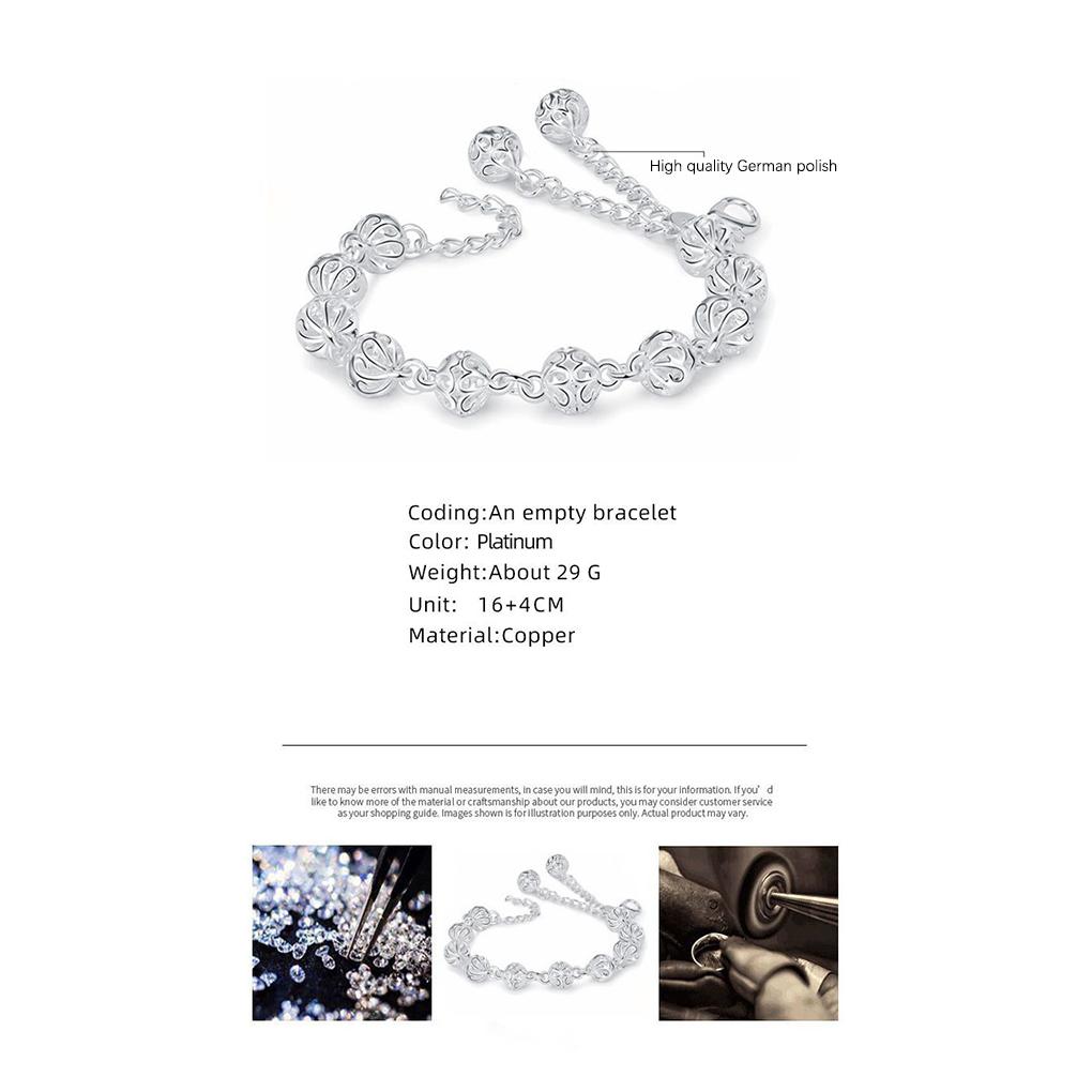 Women Bracelet Chains Bangle Simple Decor Girlfriend Jewelry for Dating Birthday Party Present Jewelries Decorations
