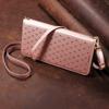 Suitable for Apple17Diamond-embellished starry sky leather case16E Card slot phone case15Plus Flip14Protective Sleeve