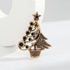 New 1Pc Christmas Tree Party Enamel Tree Brooches Fashion Women MenCausal Office Brooch Pins Gifts New Year Clothing Decoration