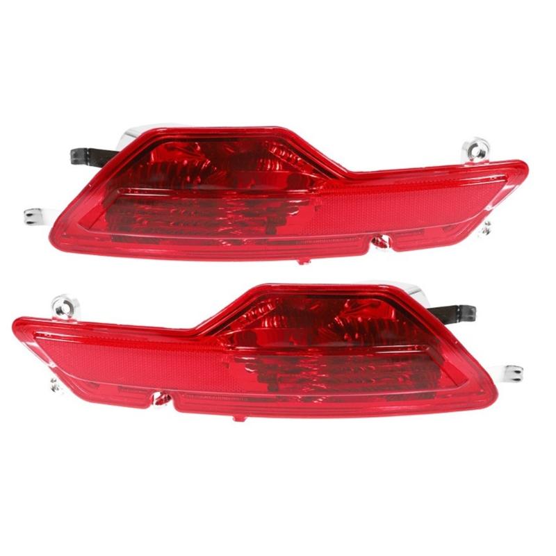 Durable Car Rear Bumper Reflector Light Warning Tail Light Improved Safety for E71 E72 2008-2014 63147187219 63147187220