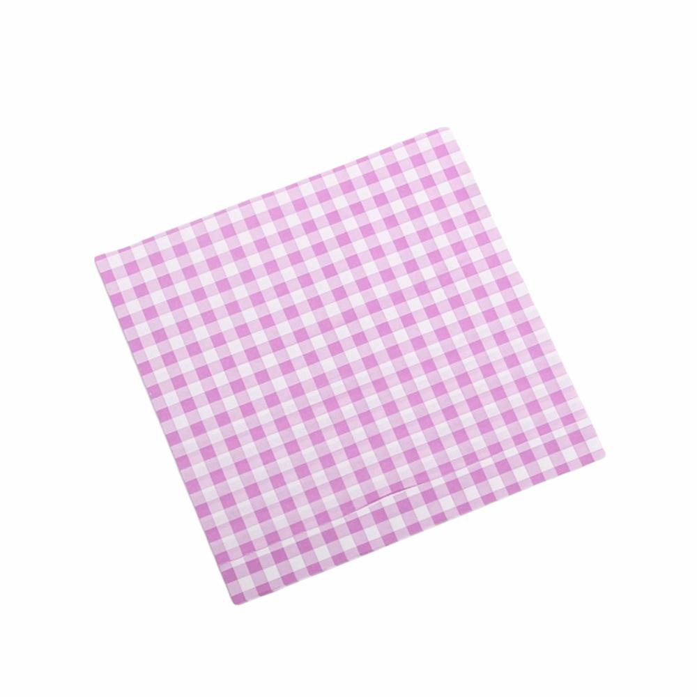 

100PCS/Pack Food Grade Waxed Paper Disposable Oil-Proof Paper Oil-absorbing Paper Kitchen Baking фіолетовий