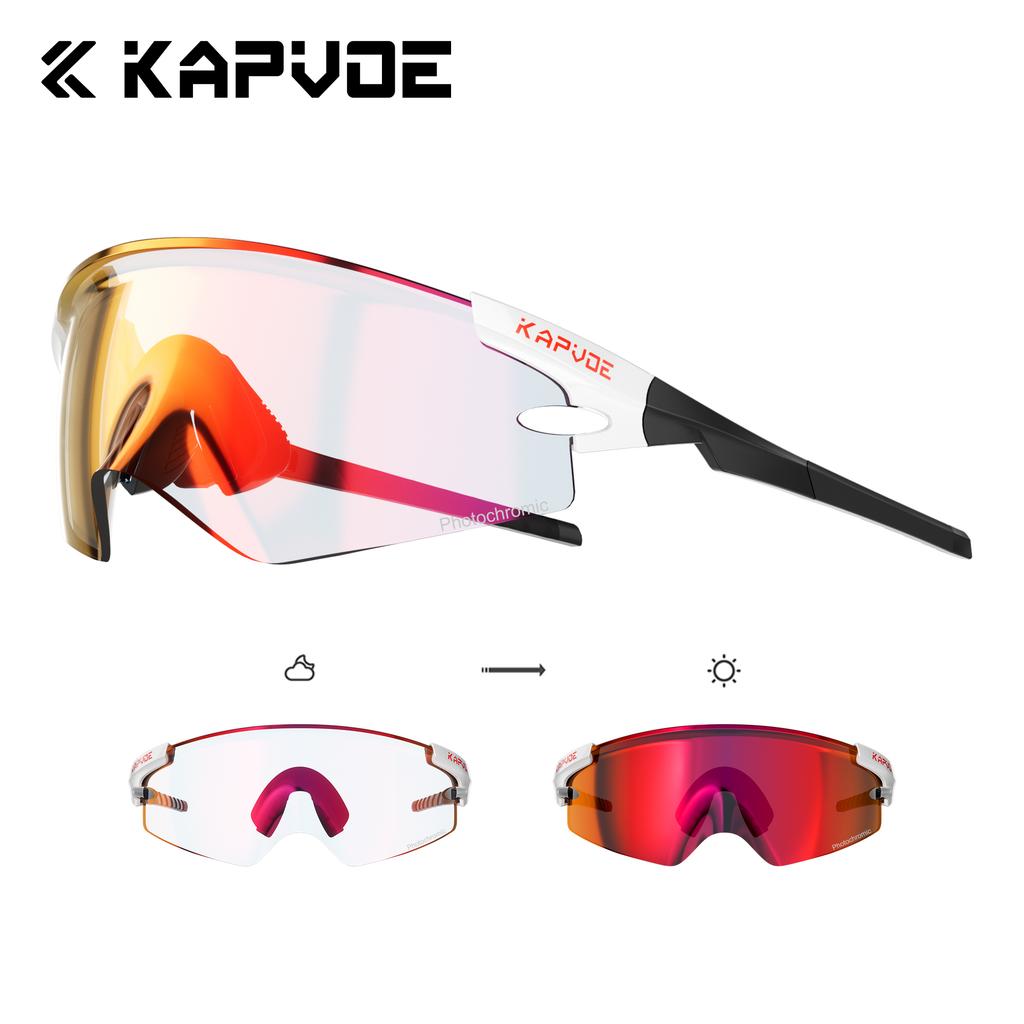 Bike Cycling Glasses UV400 Men Outdoor Sports Pochromic Sunglasses Bicycle MTB Night Riding Camping Running Equipment