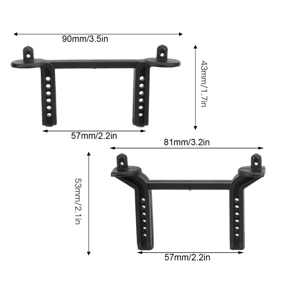 Front Rear Car Pillars Front Rear Shell Column for Traxxas TRX6/TRX4 /Sport 1/10 RC Car