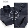 Qipilang Men's Business Casual Stand-Collar Jacket