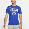 Nike NBA T Shirts Men's Crew Neck Moderate Straight Fit 870801-496