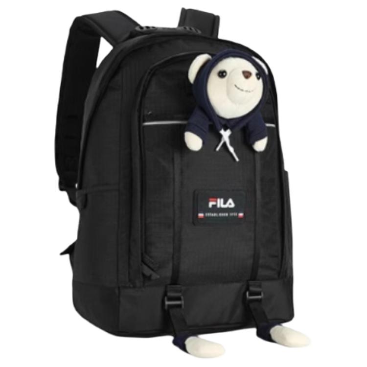 New FILA Fabric Backpack Extra Small Unisex Black F13U449133FBK