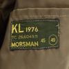 DUTCH ARMY 70s Vintage KL trench coat 49 Khaki Brown Men's Used