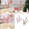 Set of 6 Christmas Bells Decorative Picks Brightly Colored Christmas Bells Inserts Branch for Party Decoration