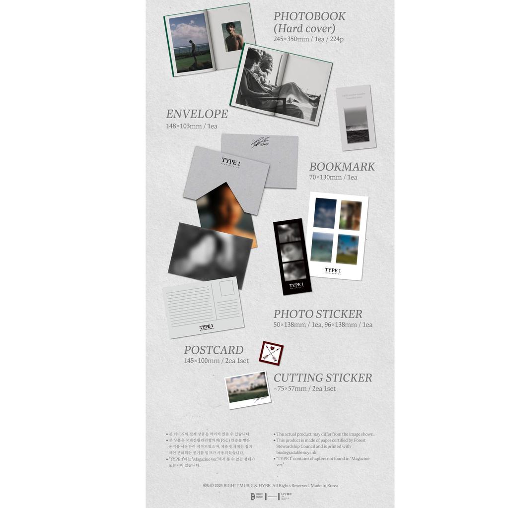 BTS V - PHOTOBOOK [TYPE 1]