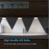 Motion Sensor LED Night Light Smart USB Charging Battery Operated WC Bedside Lamp for Room Hallway Pathway Toilet Home Lighting
