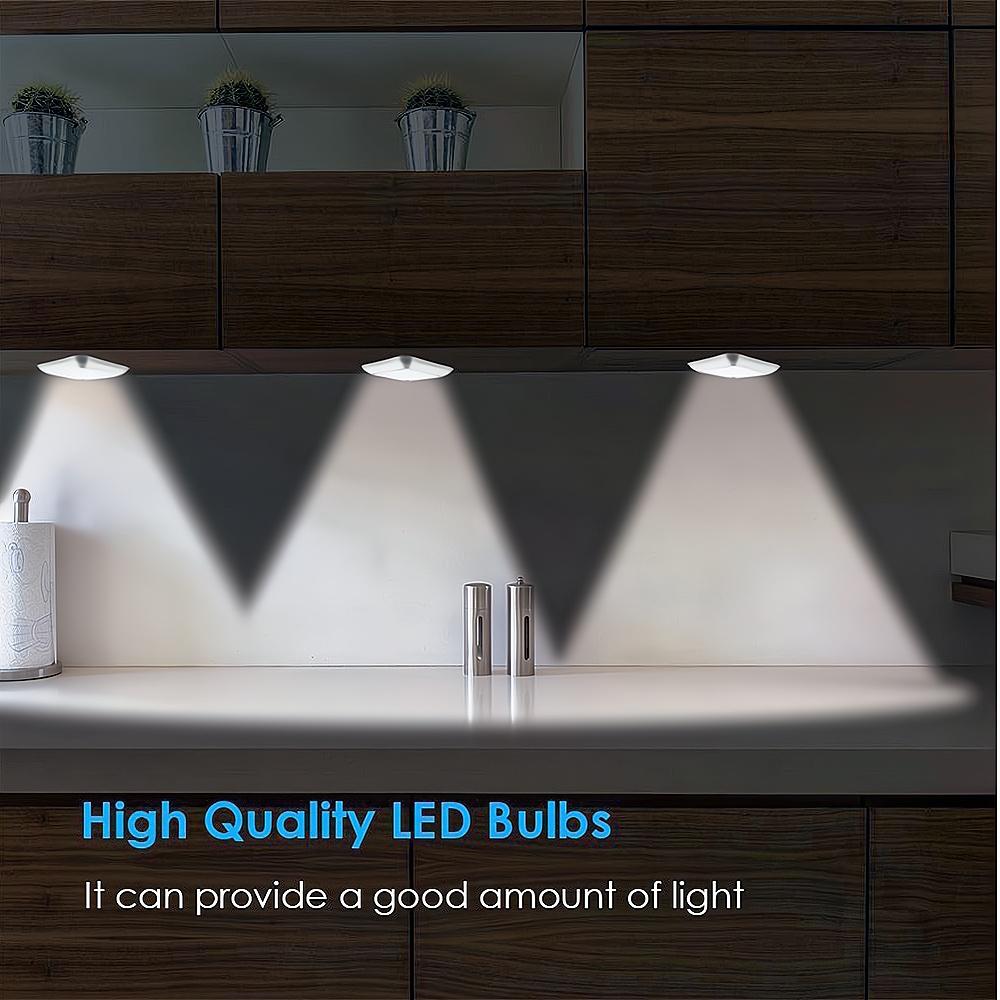 Motion Sensor LED Night Light Smart USB Charging Battery Operated WC Bedside Lamp for Room Hallway Pathway Toilet Home Lighting