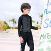 Boys' Long Sleeve Sun Protection Split Swimsuit Set
