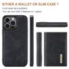 2 In 1 Detachable Magnetic Leather Case for IPhone 16 Pro Max 15 14 13 12 Xs XR 7 8 Plus Se2020 Wallet Cover Cards Holder Pocket