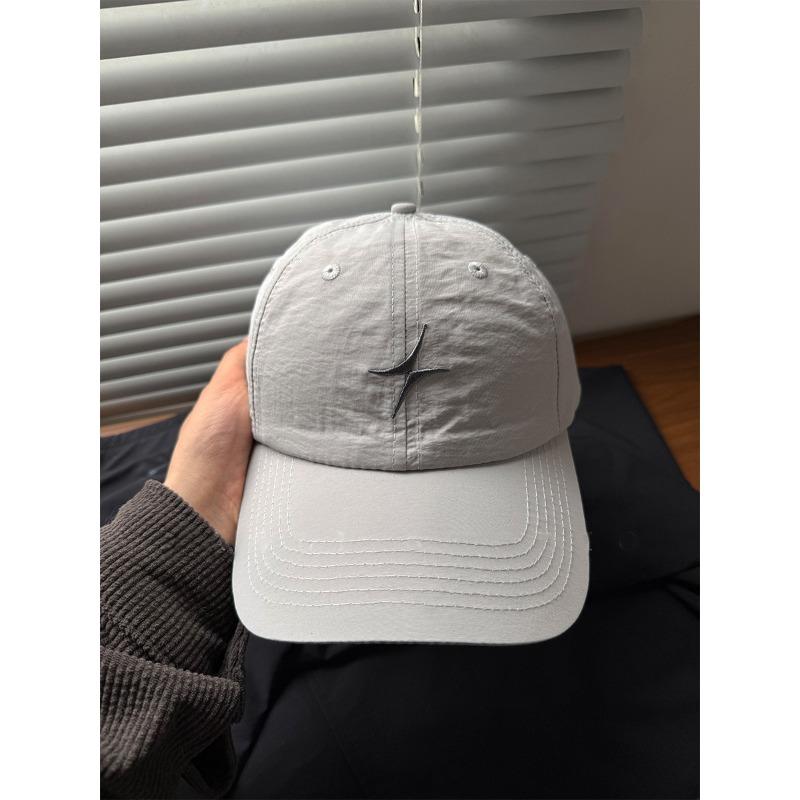 New quick-drying waterproof baseball cap women's summer outdoor shading wide brim showing face small versatile cap