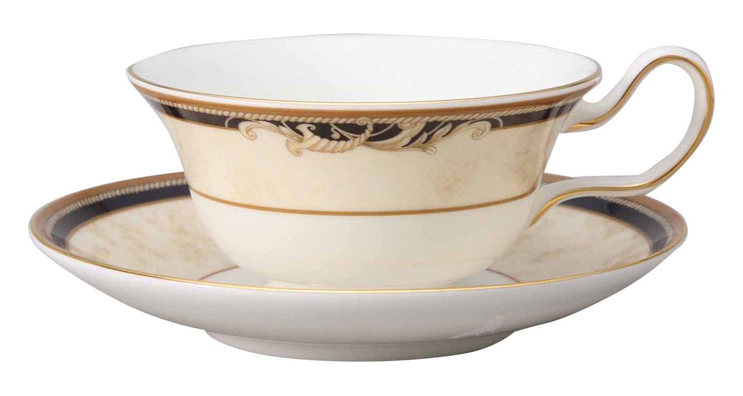 

[Officially Imported] Wedgwood Cornucopia Teacup & Saucer, Peony, Wedding Gift, 1053534