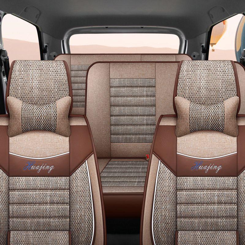 Leather Linen Seat Covers for Wuling Hongguang S, PLUS/S1 S3, Jiachen, Rongguang V, Baojun 730, Ounuo, Weiwang M20