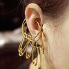 Acupuncture Pressure Point Massager Portable Strong Magnetic Ear Meridian Massager Acupressure Clip Gold Ear Massage Tool
