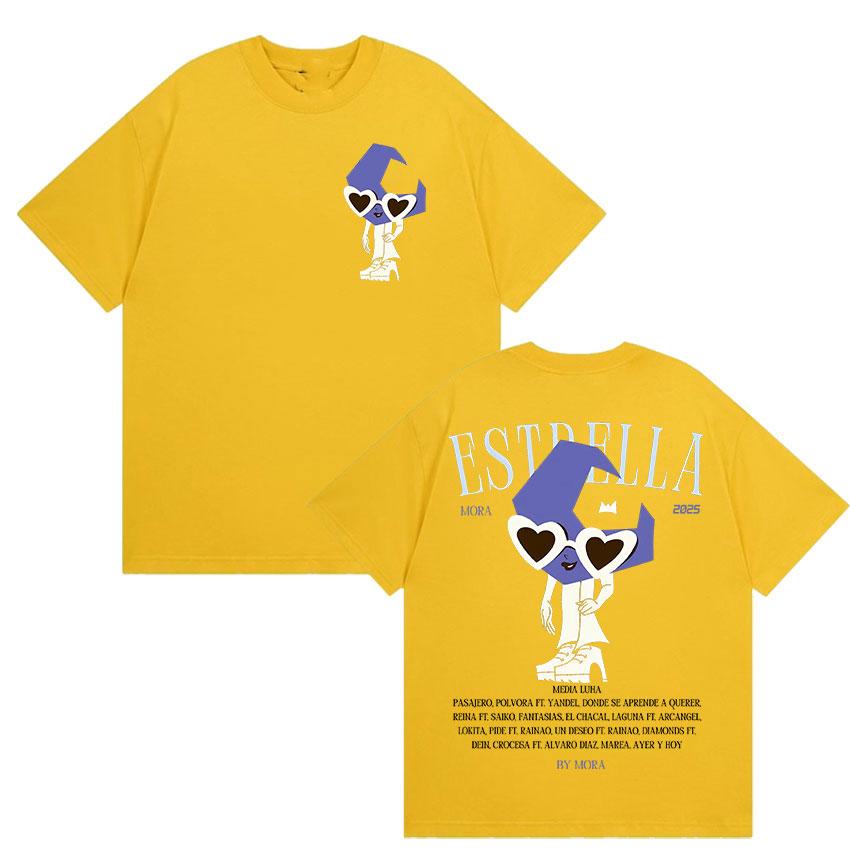 Rapper MORA Album 2025 Merch T Shirt Men's Retro O-Neck Cotton Short Sleeve T-shirts Summer Casual High Quality Fashion T-shirt