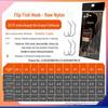 "Qianshou Xiaoxianlang Auto Flip Double Hook Fishing Tackle - Three-Bend Fish Hook with Sub-Line"
