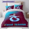 Custom Name Trabzonspor Crest Pride Bedding,Quilt Set Quilt Cover Pillowcase Home Birthday Gift (1 * duvet cover + 2 * pillowcase, without core)