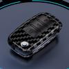 Carbon Fiber Car Key Fob Case Cover For Volkswagen Sagitar Polo Golf Bora Tiguan Touareg Phaeton Seat Skoda Key Fob Cover