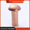GB867 Semi-Round Head Purple Copper Rivets - National Standard Solid Copper Nails, Round Head, Ample Stock.