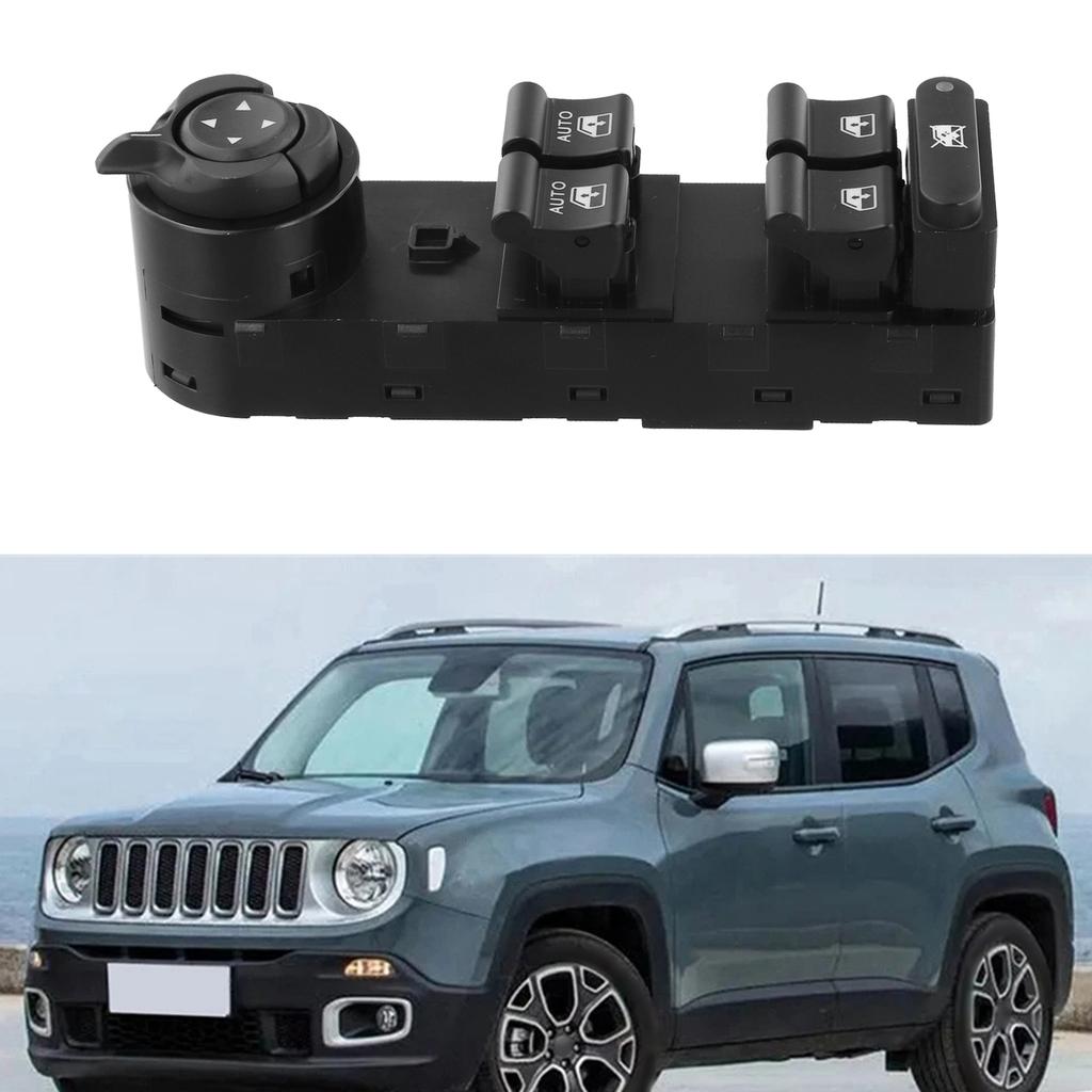 Electric Window Master Switch for Jeep For Renegade and For Liberty 2016 2025 OEM Part Number 735648127 Front Left