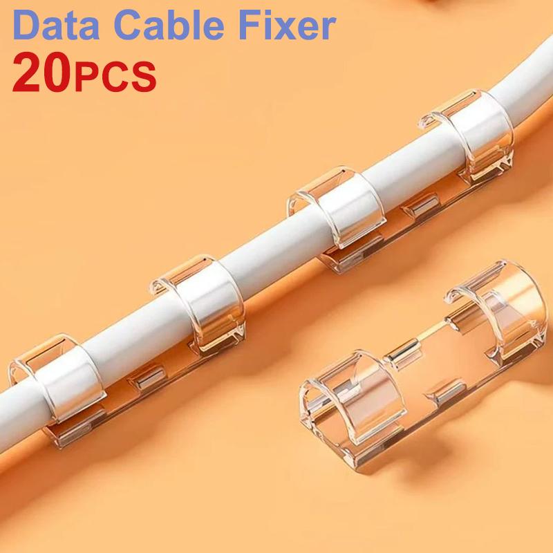 

Wire Cable Management Organizer Desktop Workstation Cord Clips Management Holder Data Telephone Line Cable Winder Sleeve 5 чёрный