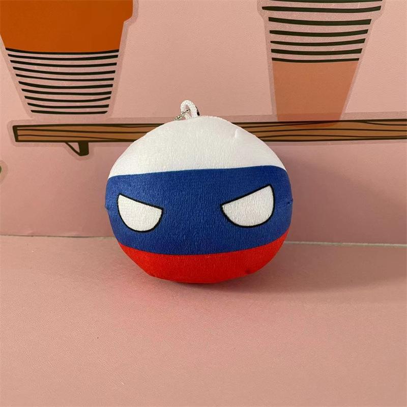

10см Плюшева іграшка Polandball Мексика Україна Німеччина Countryball Наповнена лялька Підвіска Прикраса для дому 10cm