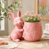Desk Ornaments Succulents Planter 3d Printed Storage Box Rabbit Flower Pot  Desktop Decor