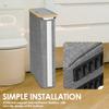 40L Toilet Paper Basket Bathroom Storage Box with Bamboo Lid Large Capacity Foldable Waterproof Tissue Organization Box