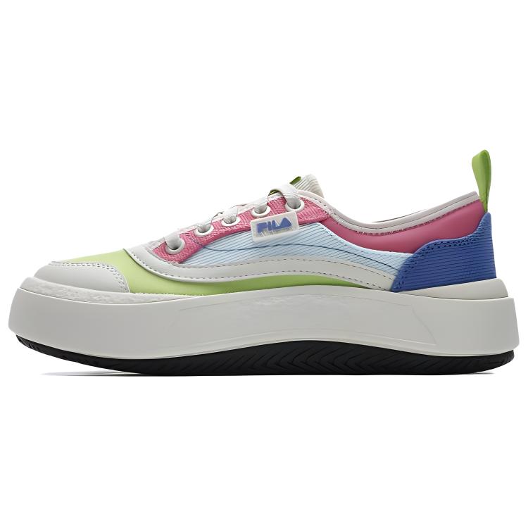 Fila Jellyfish Fashion Versatile Lightweight Comfortable Non-Slip Wear-Resistant Height-Increasing Low-Top Canvas Shoes Women Sneaker F12W421305FTD