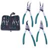 Berry Lion 4-Piece Japanese Snap Ring Plier Set