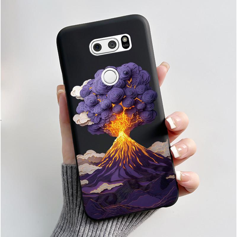 Cute Case For LG V30 V30+ Plus Funda LG V30s ThinQ Capa LG V35 ThinQ Printing Shell Protective Cover Soft Silicone Cartoon Cases
