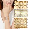 Ladies Quartz Watch Women's Skeleton Bracelet Dress Clock Wristwatch