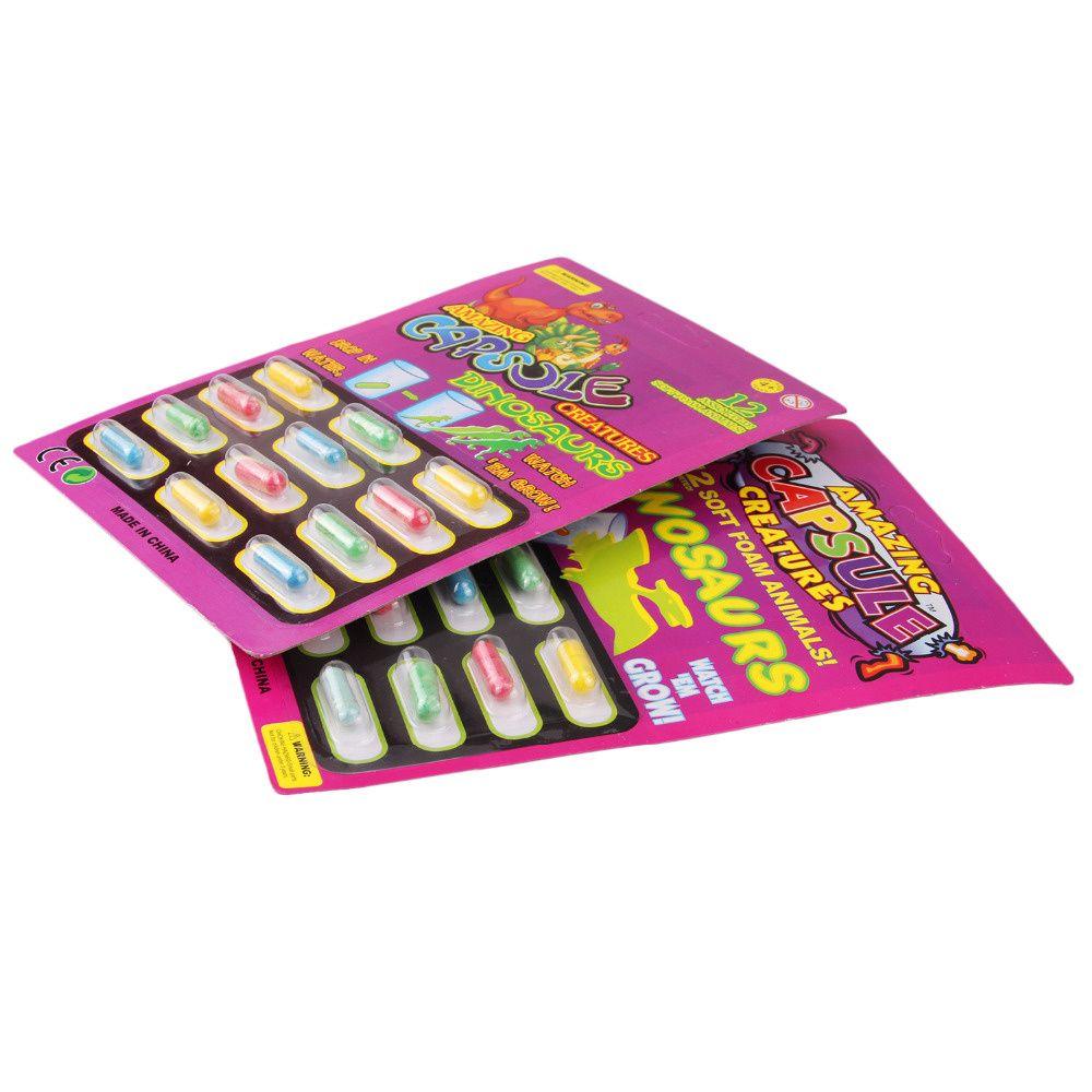 Magic Toys Bath Toy Cartoon Magic Grow Capsule Growing In Water Expansion Capsule Dinosaur Toys