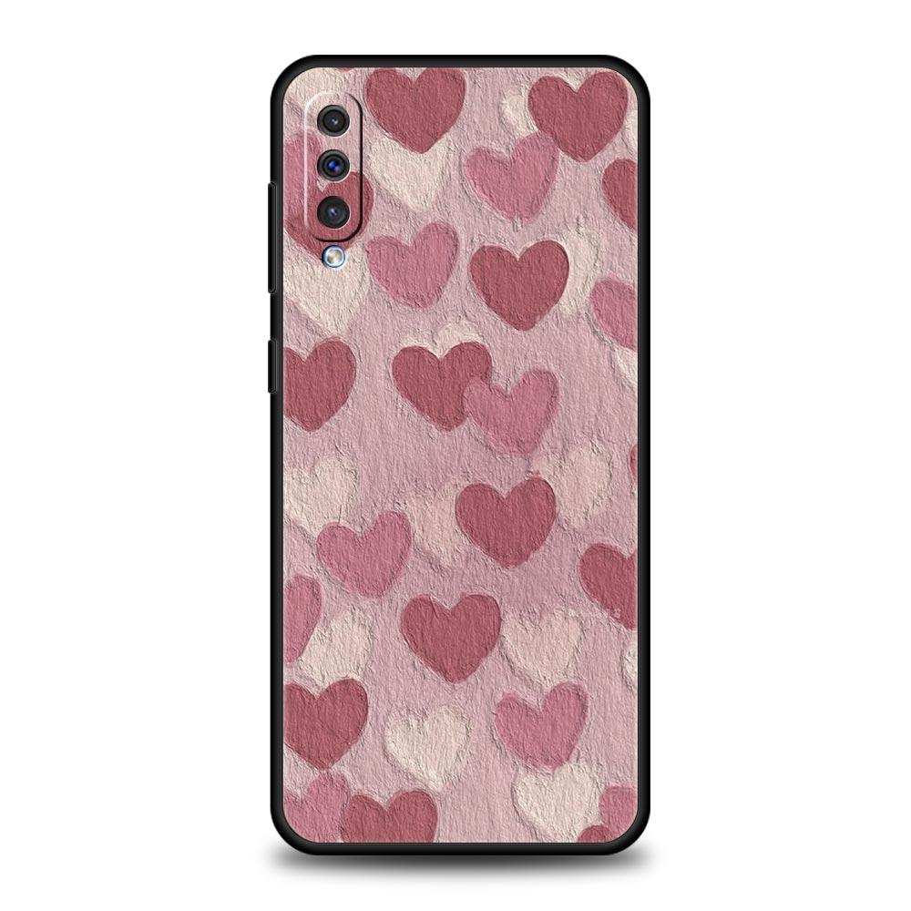 love flower Art Phone Case For Samsung A24 A12 A14 A32 A50 A70 A20E A20S A10S A22 A30 A40 A34 A54 A42 A52 5G A02S A04s Cover