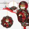 35cm Christmas Doll Wreath Garland for Entrance or Interior Decor Cute