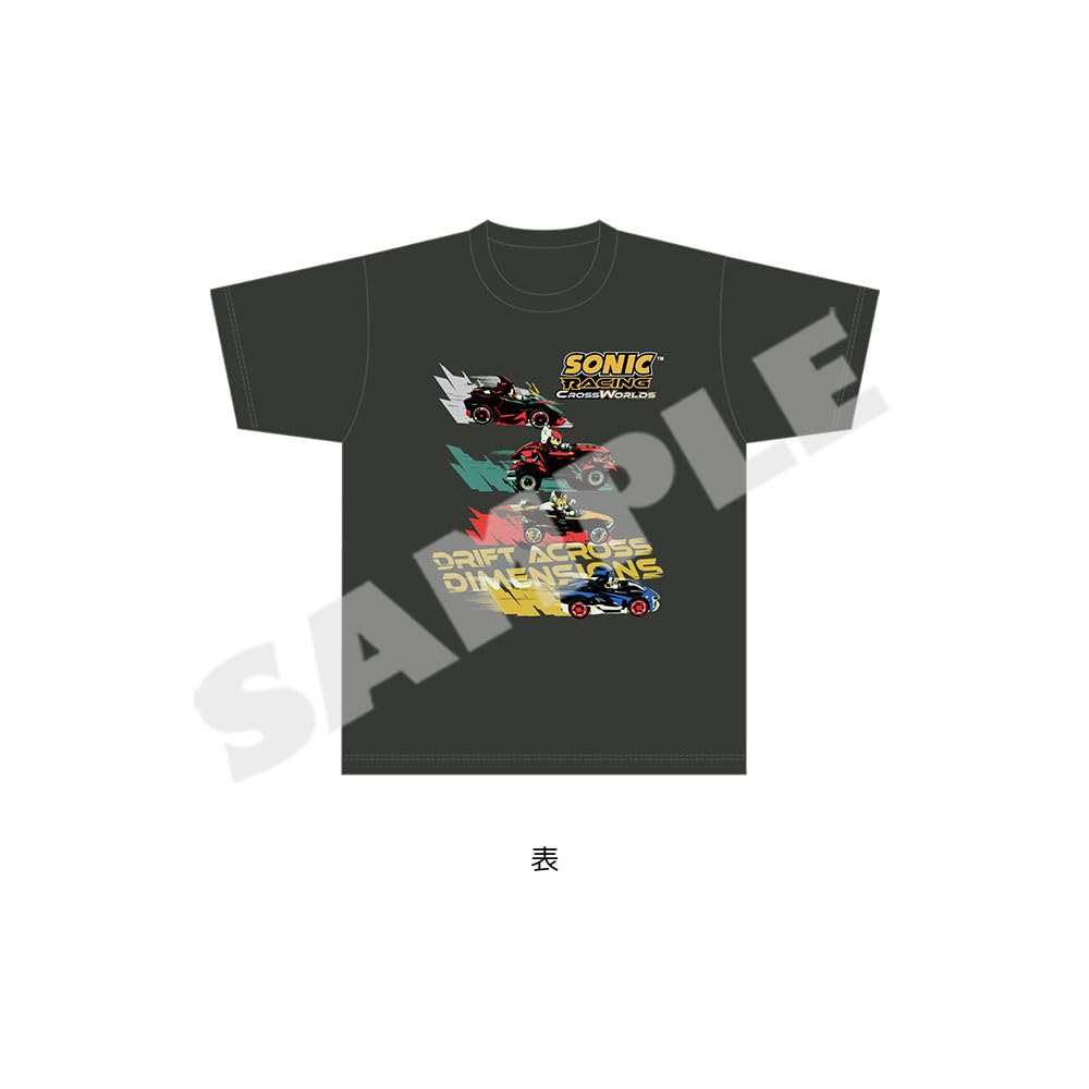 Sonic Racing Cross Worlds" Race Design T-Shirt, Size M