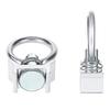 Single Stud Fitting with Stainless Steel Ring for L-Track/Airline Track