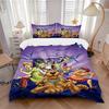 3pcs Scooby Printed Quilt Set - Soft and Comfortable Quilt Cover for Bedroom, Guest Room and Dormitory Decorative Bedding Set 1 Duvet Cover