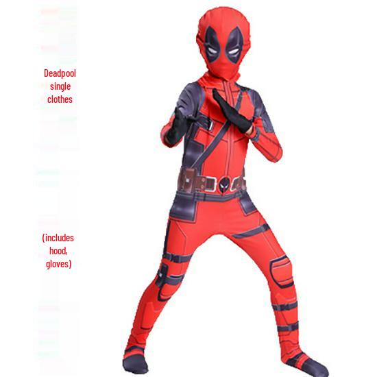 Combinaison Spider Hero Deadpool - Costume Cosplay d'Halloween pour Enfants et Adultes