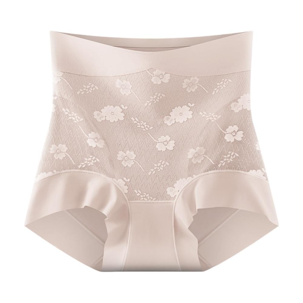 

Большой размер Послеродовой формирователь тела Цветы Бесшовное нижнее белье Эластичное нижнее белье для контроля живота Женщина L розовый