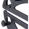 Shinko Hanger (Shinkohanger) 14-Piece Belt Hanger, F-FIT Belt Holder, Black, Made in Japan, Space-Saving, Closet Storage, Organization, Large Capacity