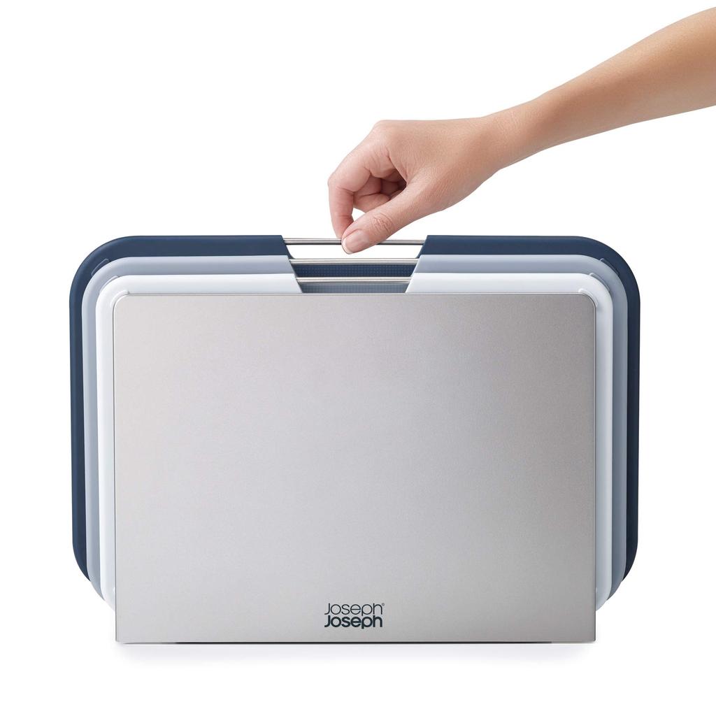 Joseph Joseph Cutting Board Nesting Board Set Dishwasher Safe Color Coded for Easy Use Regular X X 22 Gray 60146 (32 6.5 Cm) [Genuine Product]